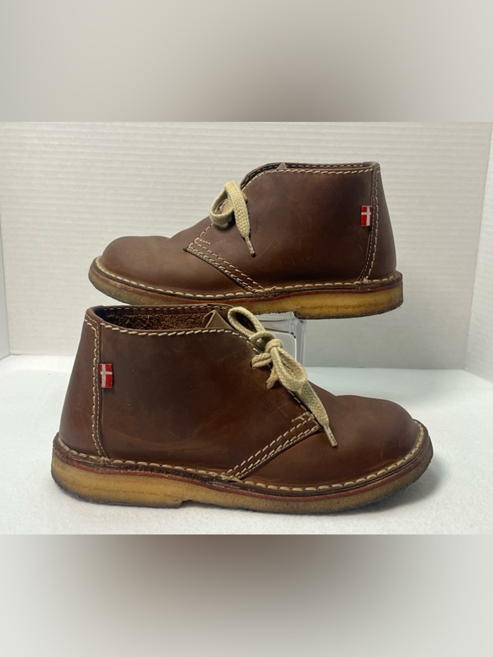 Duckfeet Sjaelland Boots Brown Crepe Sole Unisex Wide Toe EU 39 W 8-8.5 M 7